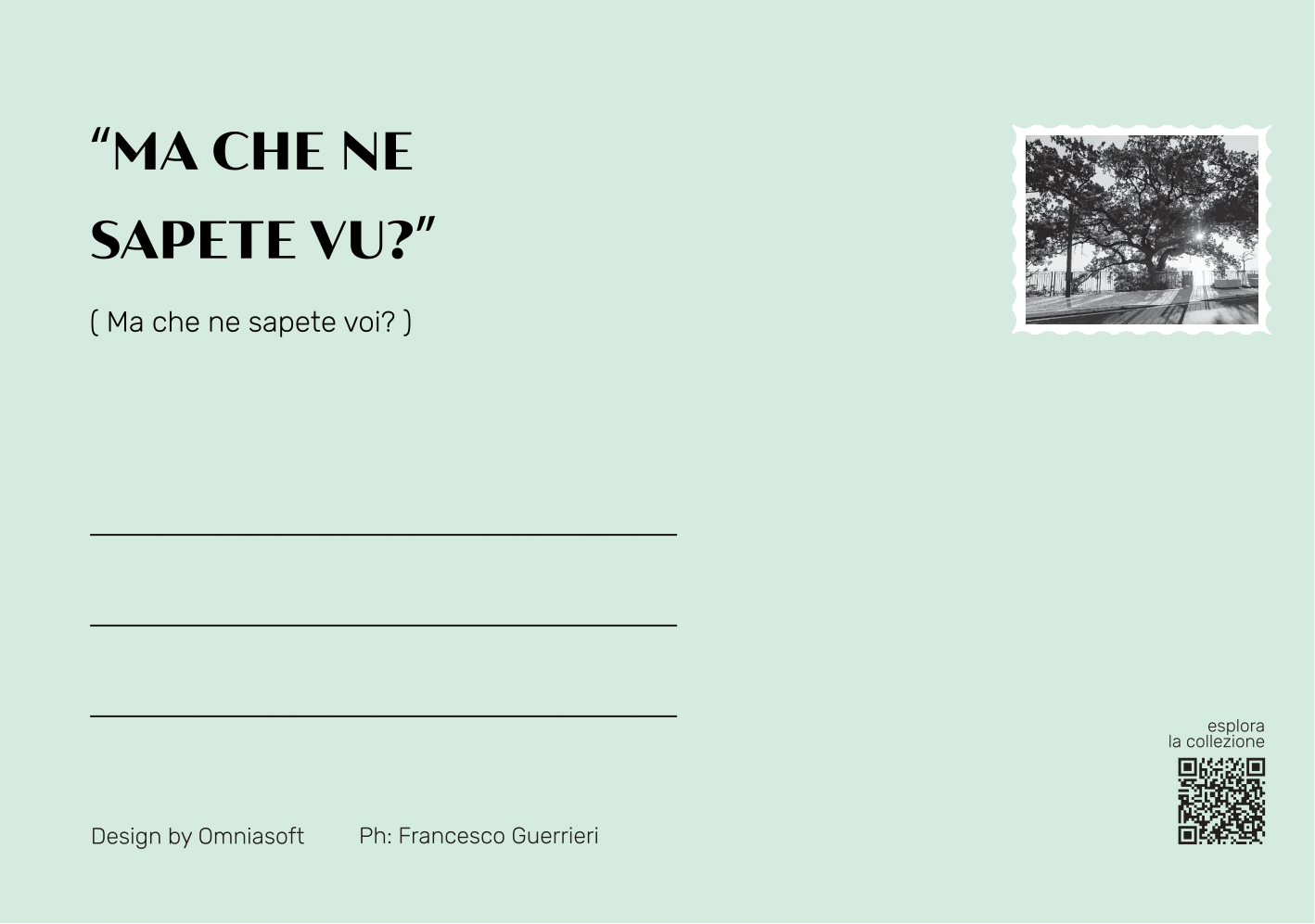Retro cartolina