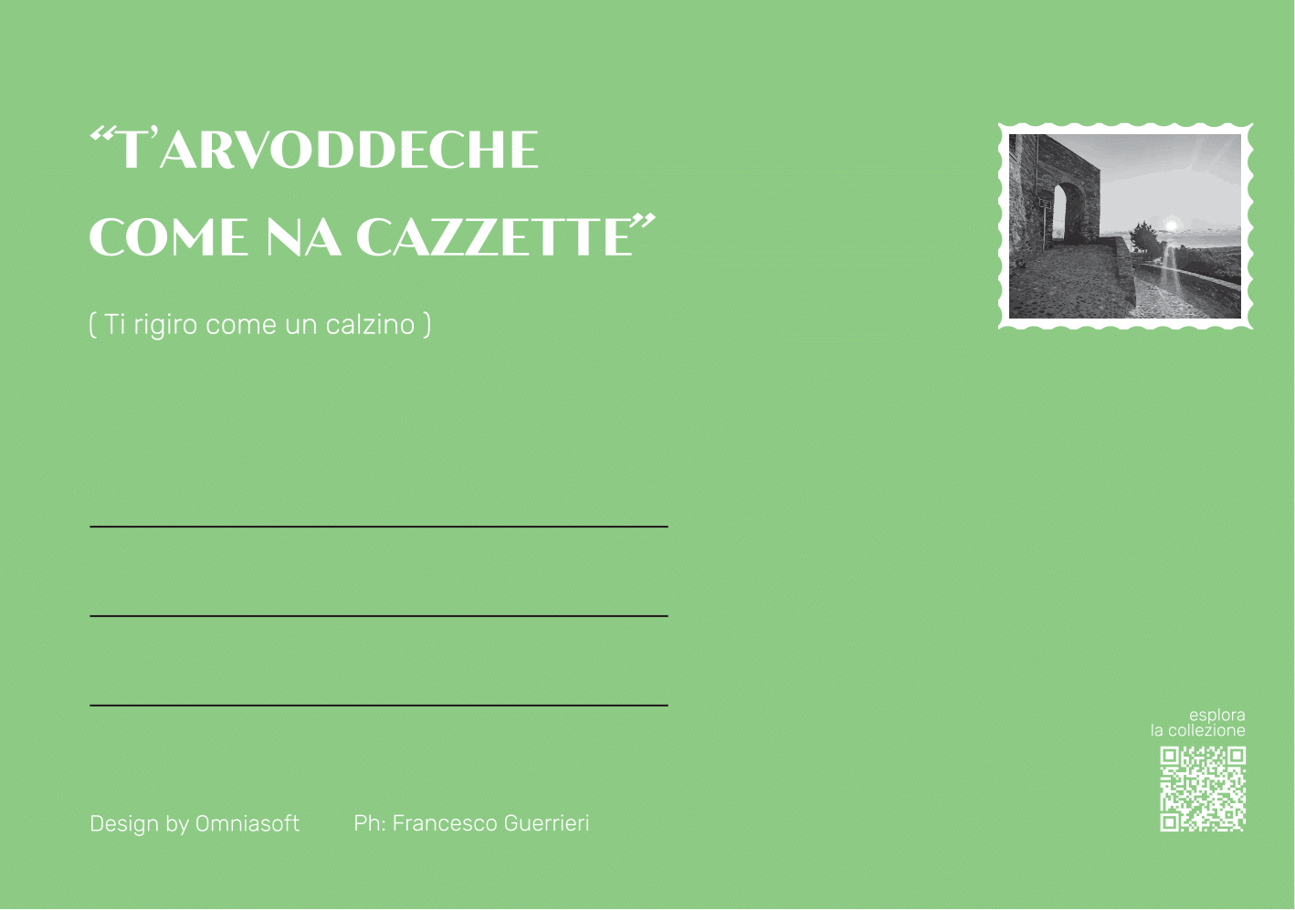 Retro cartolina
