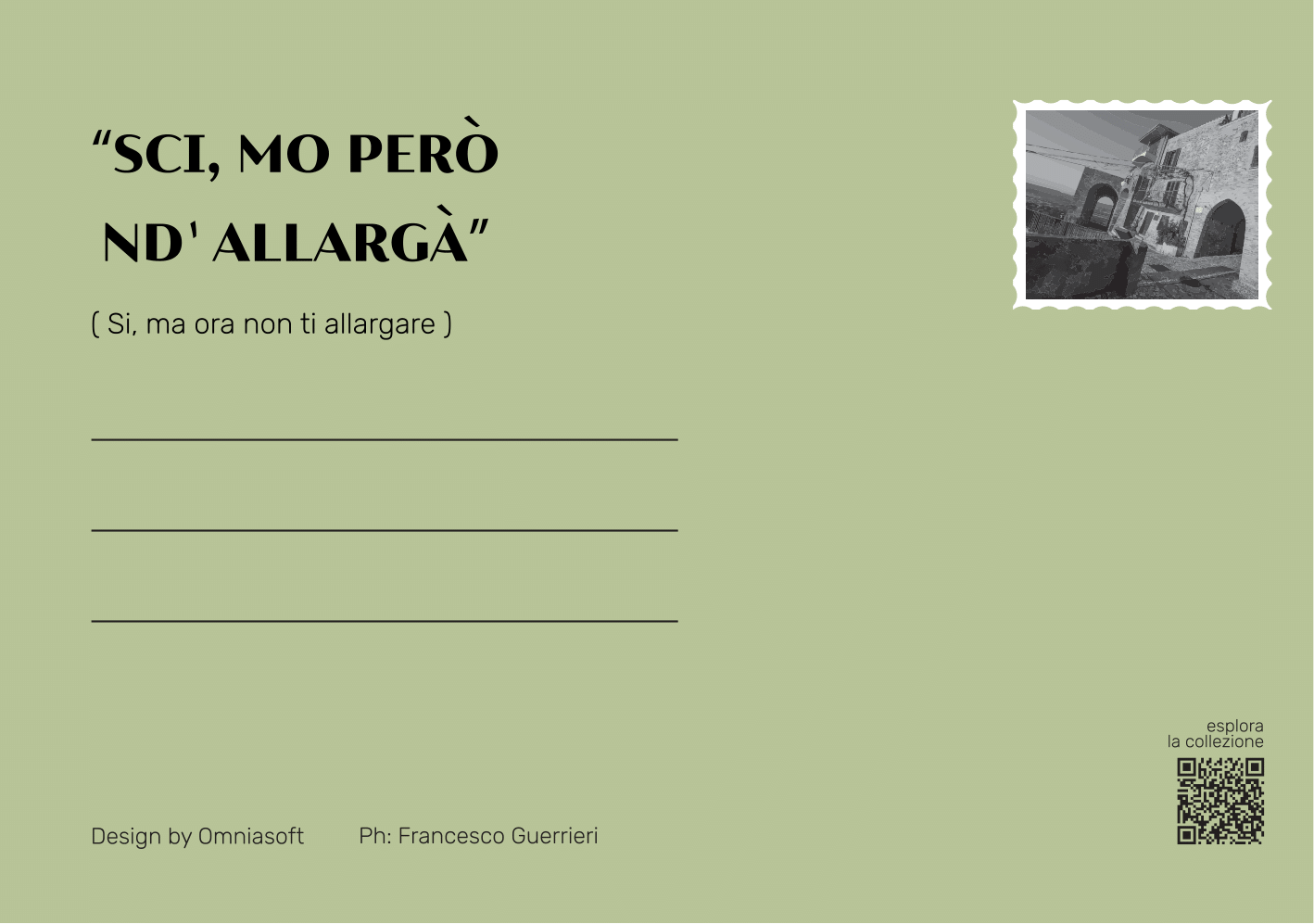 Retro cartolina