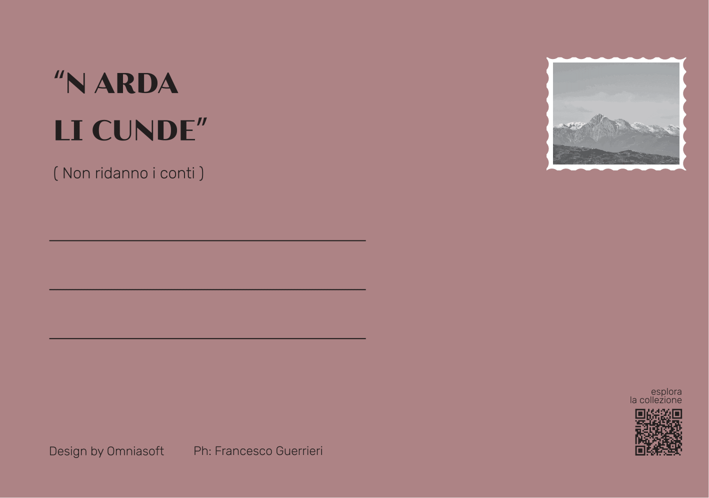 Retro cartolina